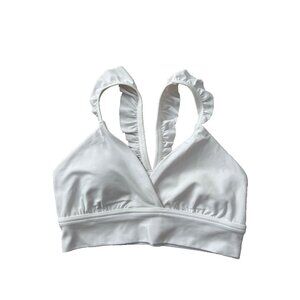 OFFLINE Ruffled Bralette Top White ( M )